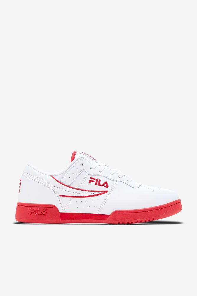 Fila Trainers Mens White Original Fitness - Ireland 82956-QEYR